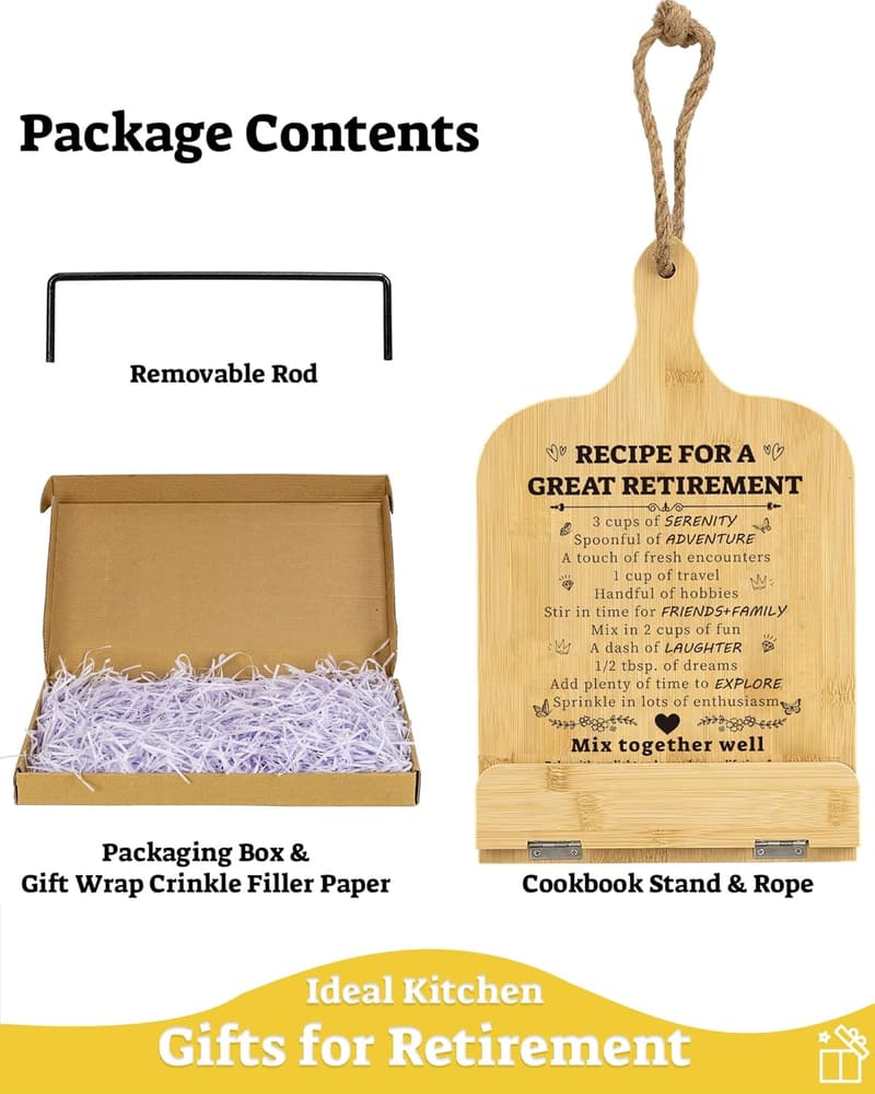 Cookbook Stand for Women - Relaxation Gift Idea