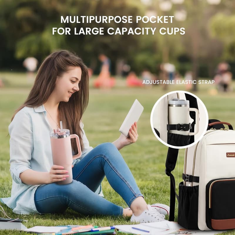 Women’s Waterproof Laptop Backpack 15.6