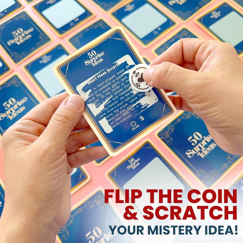 Romantic Scratch-Off Gift Ideas for Couples – 50 Fun Cards