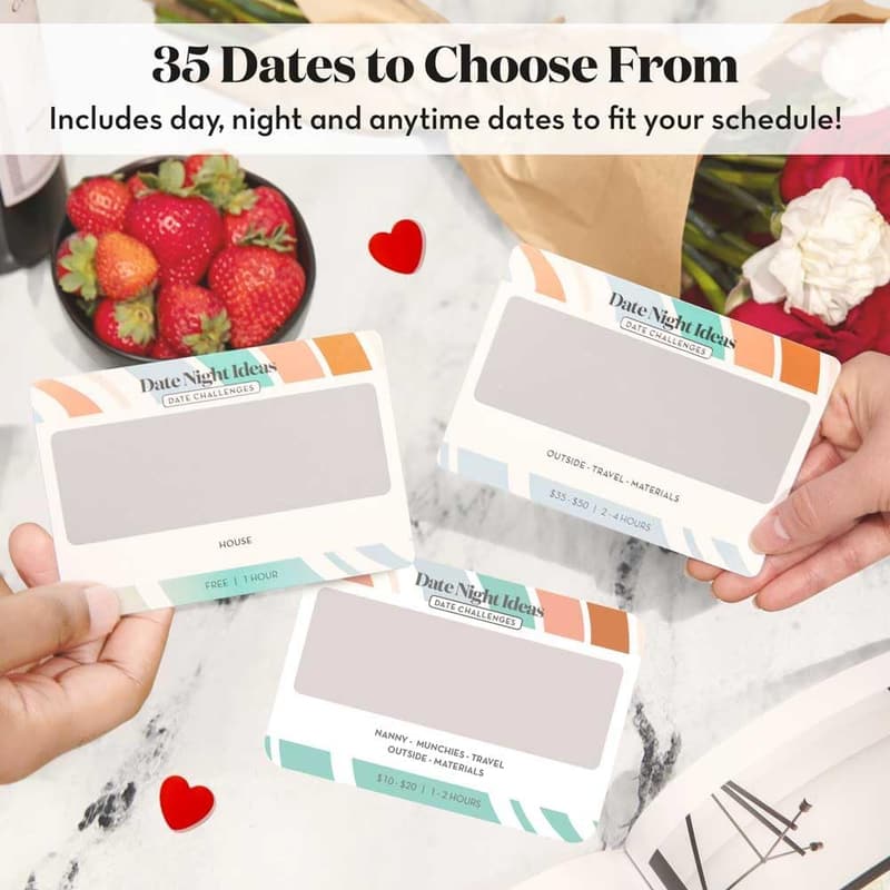 Scratch-Off Date Night Ideas Card Game for Couples