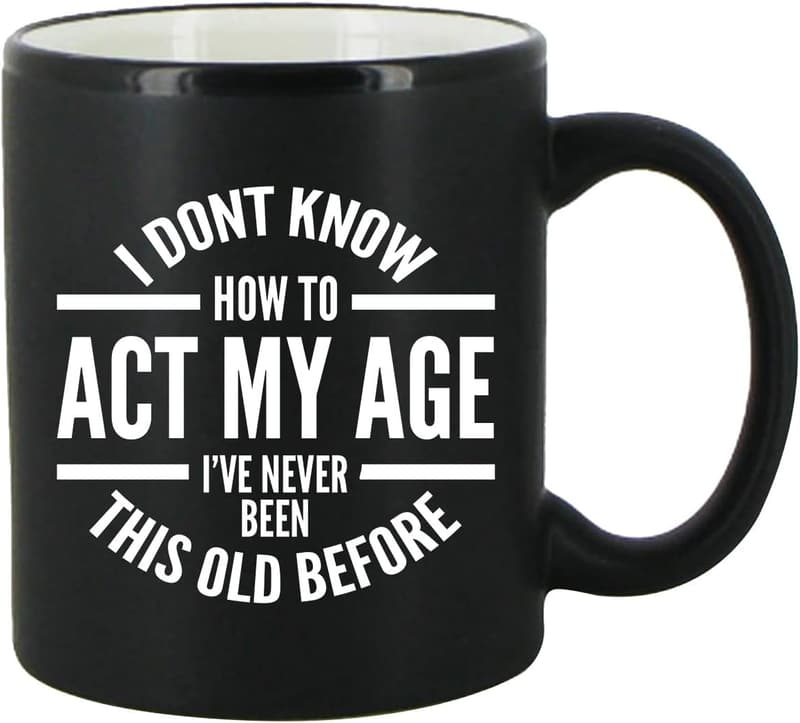 Funny Coffee Mug for Seniors – 