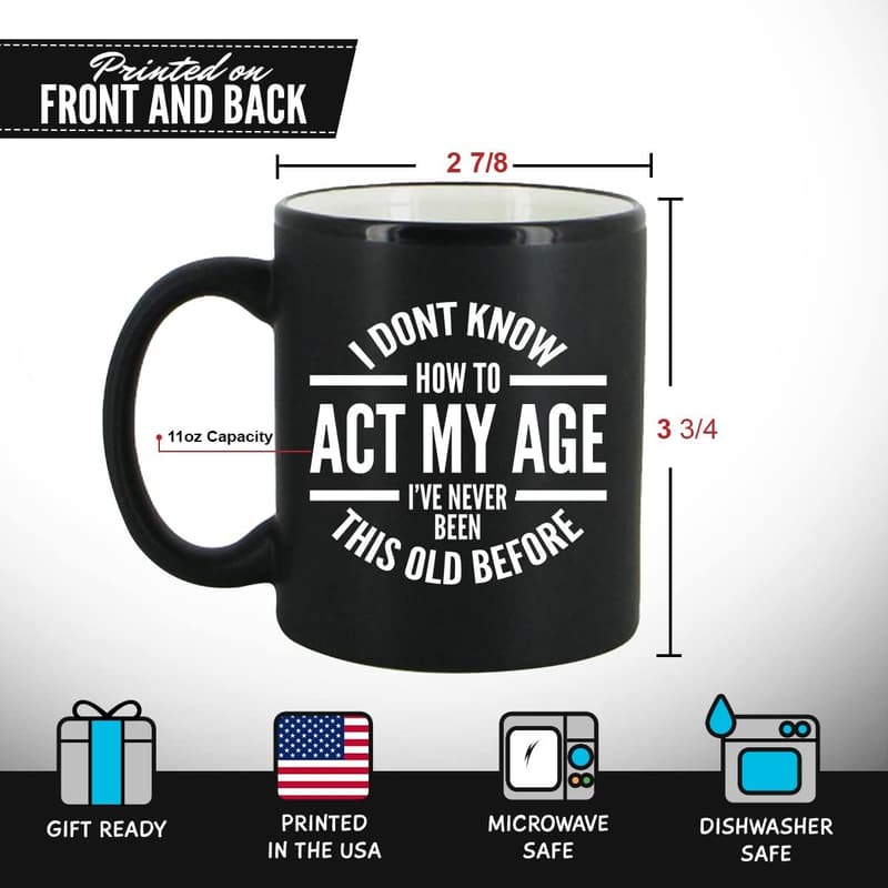 Funny Coffee Mug for Seniors – 