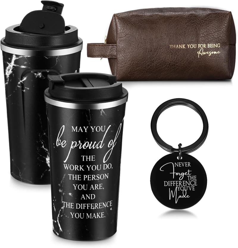 Father's Day Stainless Steel Tumbler Gift Set for Dad