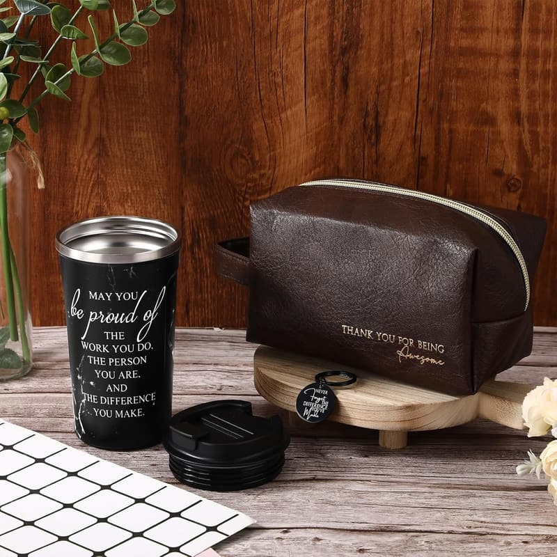 Father's Day Stainless Steel Tumbler Gift Set for Dad