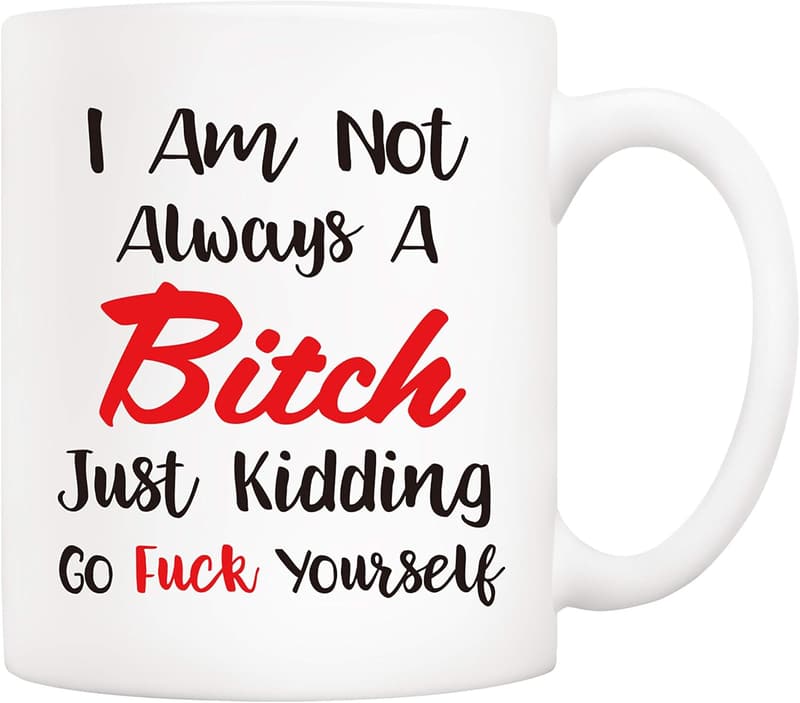 Funny Quote Coffee Mug - 11oz Novelty Gift for Women