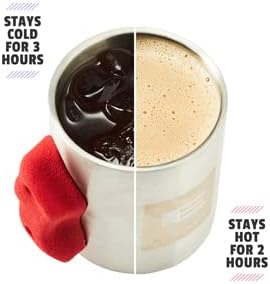 Insulated Rock Climbing Mug with Grip - 9 oz Capacity