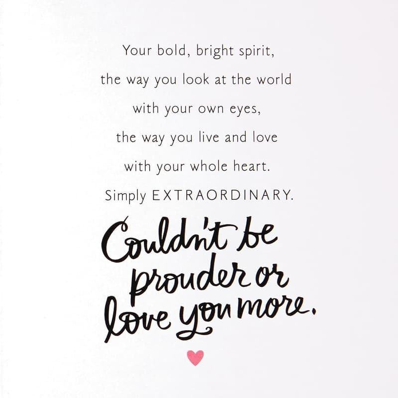 Valentine's Day Card for Daughter (Extraordinary)