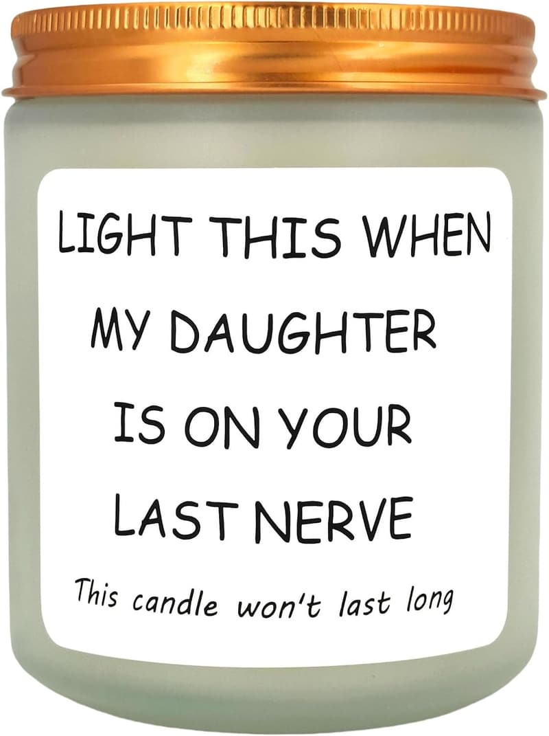 Father's Day Scented Candles for Son-in-Law - Fun Gifts