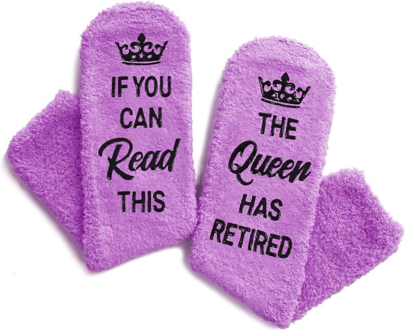 Retirement Gift Socks for Women - Funny Realtor Design