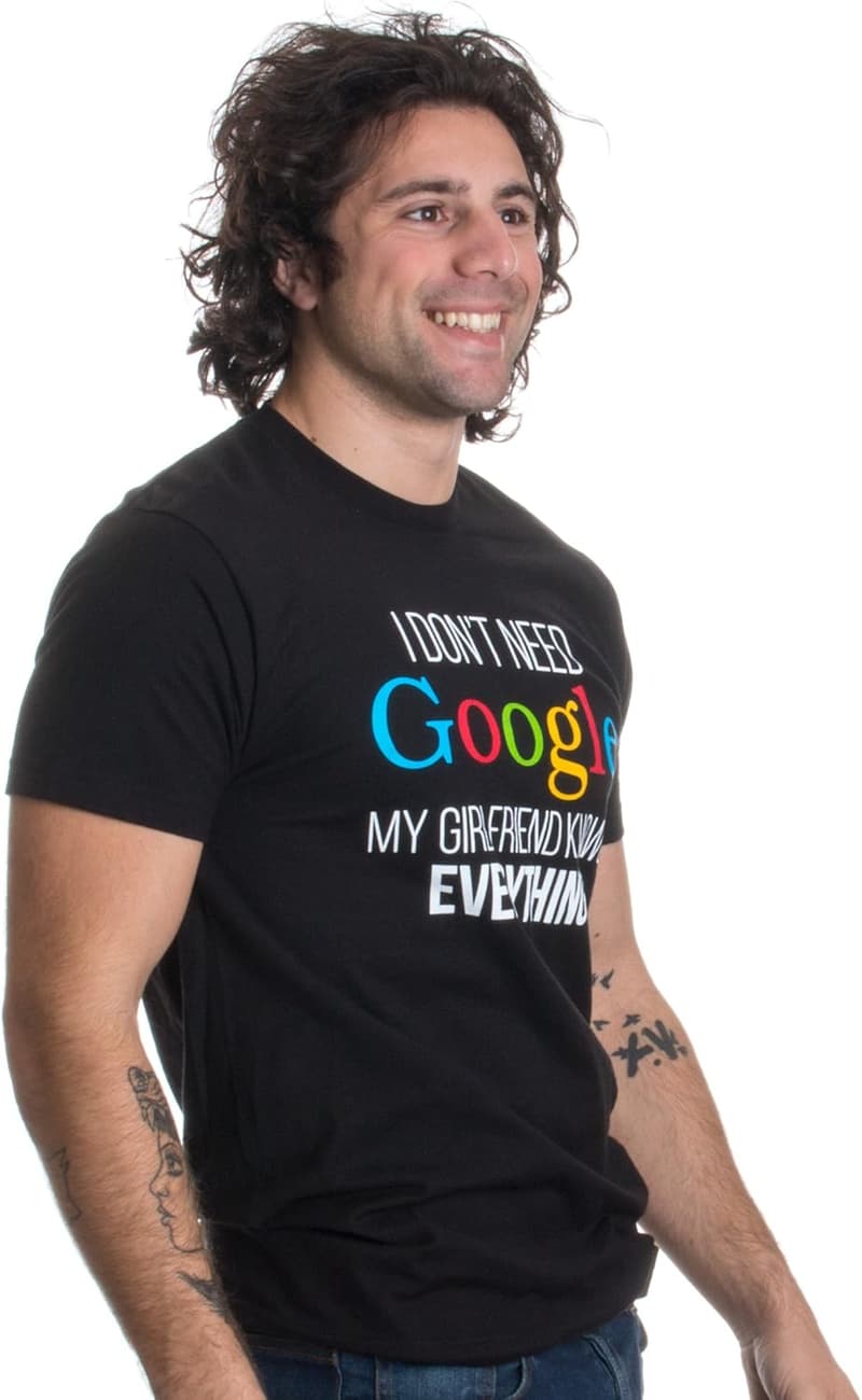 Funny Boyfriend Humor T-Shirt for Girlfriend
