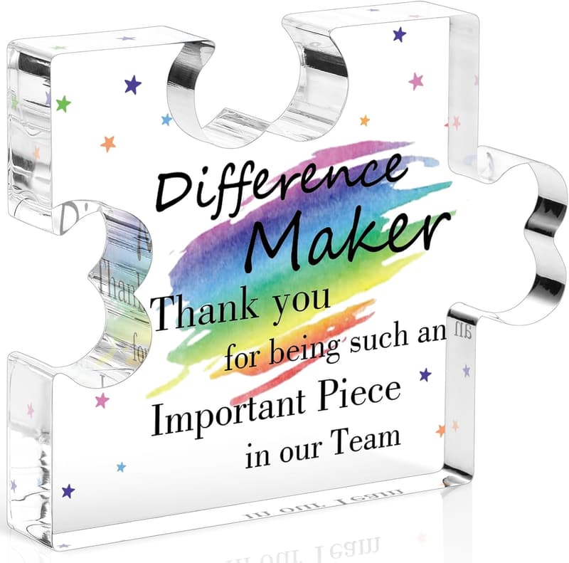 Thank You Gift: Acrylic Plaque for Bus Drivers & Coaches