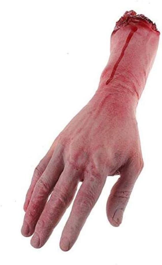 Halloween Bloody Fake Human Arm Hands - Haunted House Decor