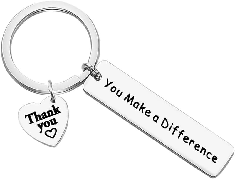 Appreciation Keychain - Thank You Gift for Teachers and Mentors