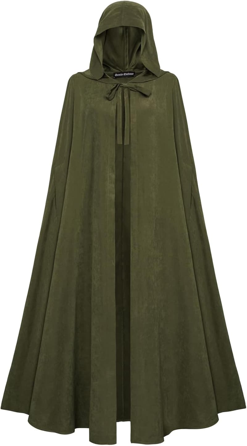 Halloween Women's Renaissance Hooded Cape Cloak