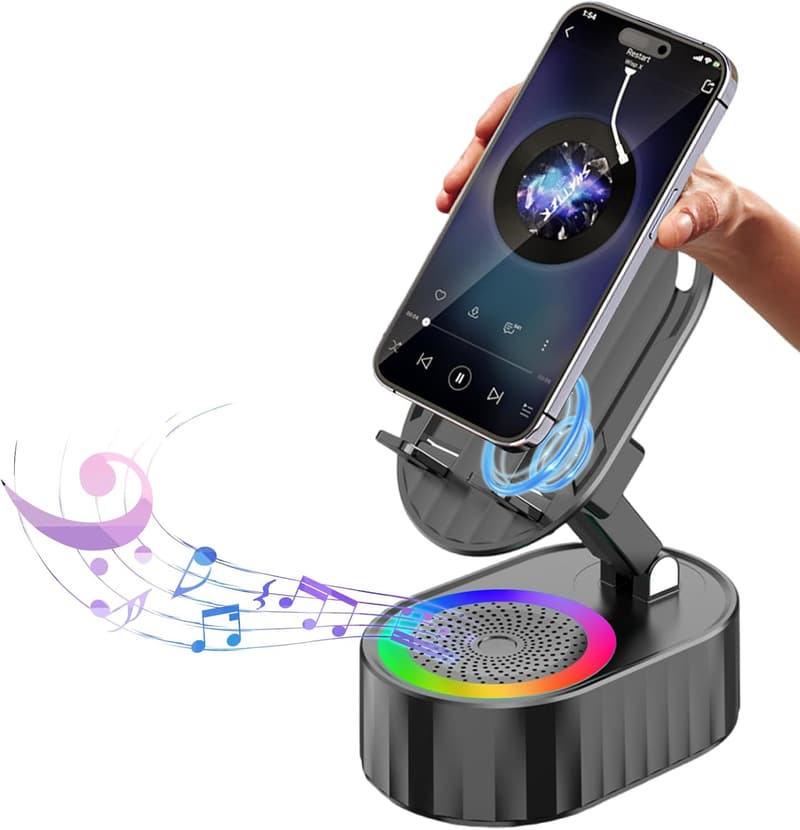 Multi-Function Wireless Bluetooth Speaker with Ambient Light