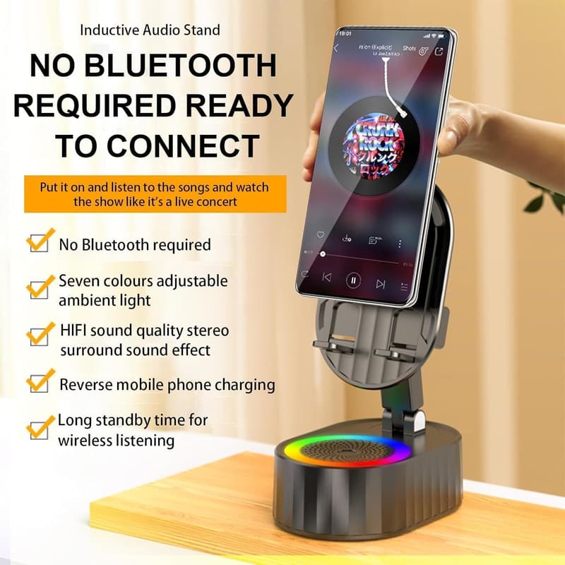 Multi-Function Wireless Bluetooth Speaker with Ambient Light
