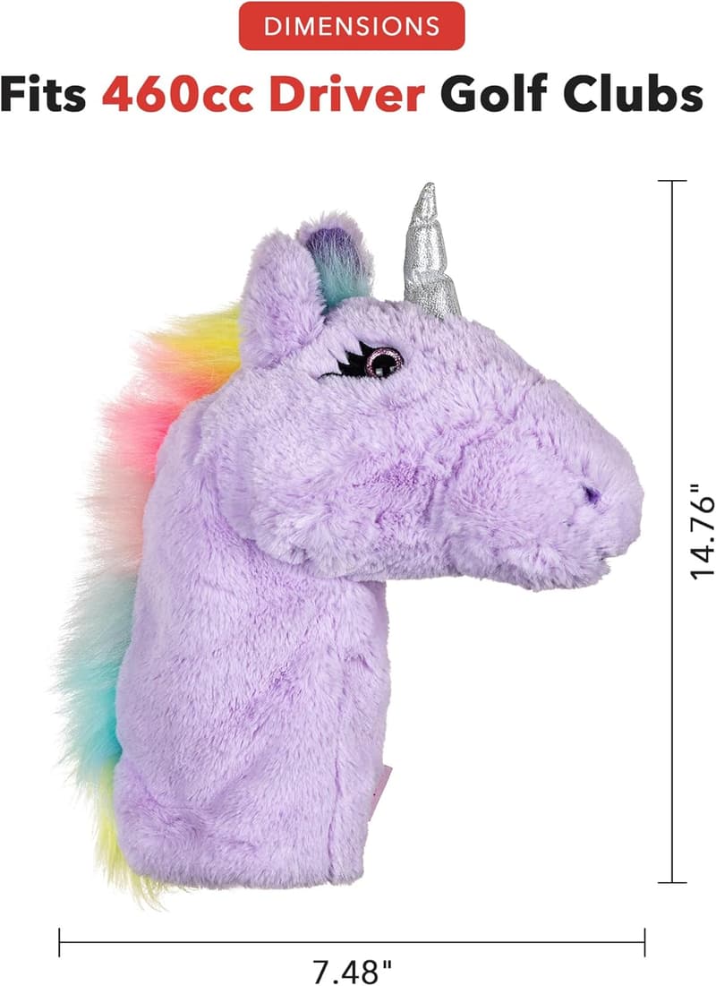 Unicorn Driver Headcover - Premium Funny Golf Club Protection