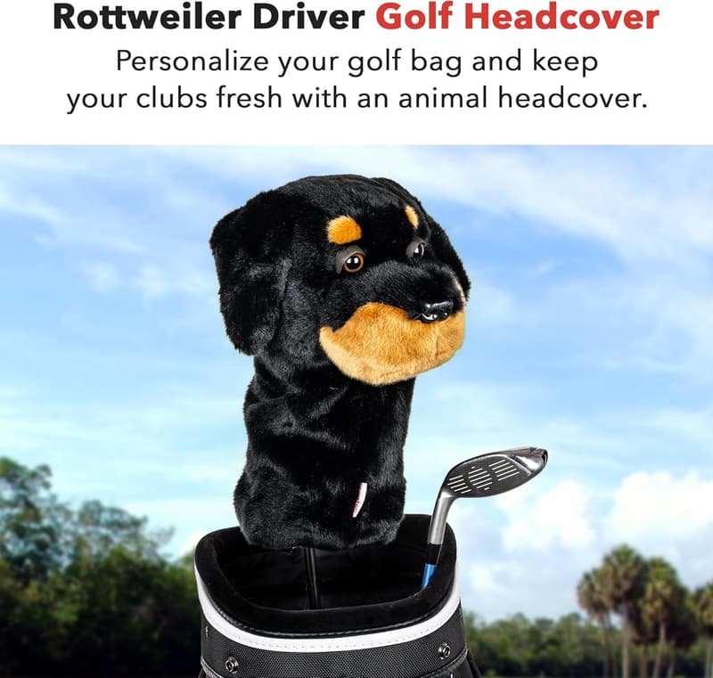 Rottweiler Driver Headcover | Premium Stylish Golf Club Protection