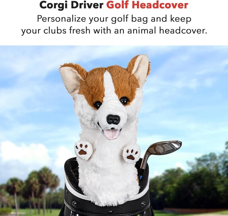 Corgi Driver Headcover - Funny Premium Golf Club Cover