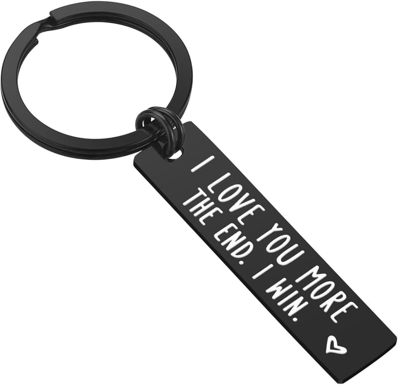 Valentine's Day I Love You Keychain for Couples