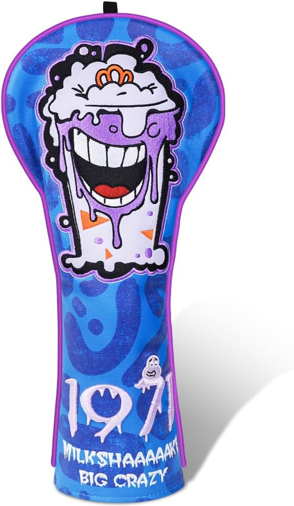 Funny Driver Golf Headcover - Waterproof PU Leather Cover