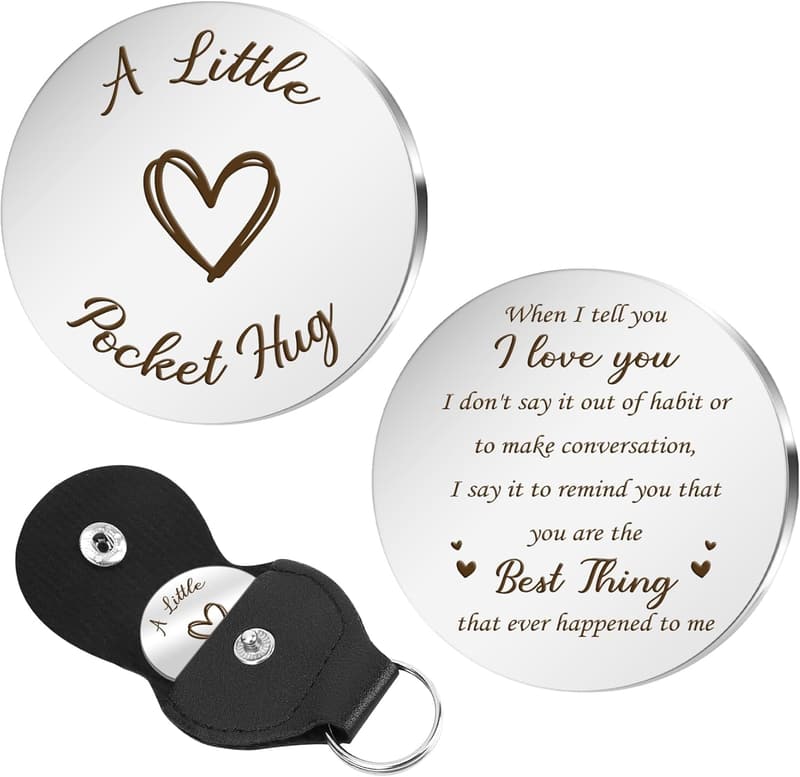 Inspirational Pocket Hug Token for Men and Women
