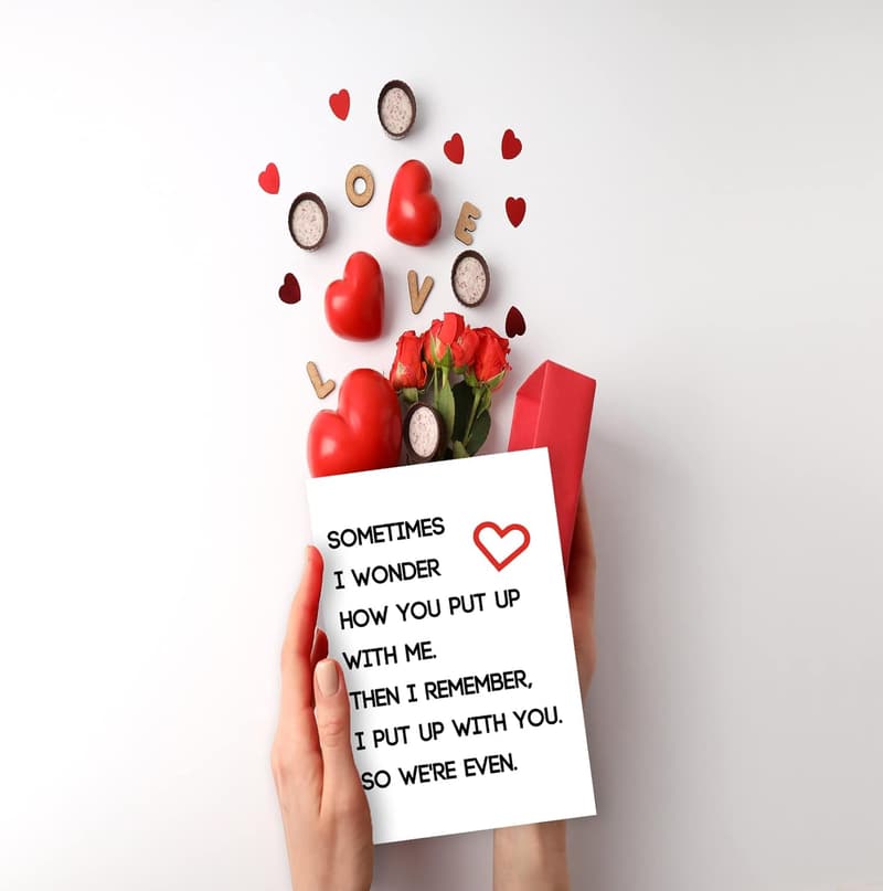 Humorous Valentine's Day Card for Him/Her
