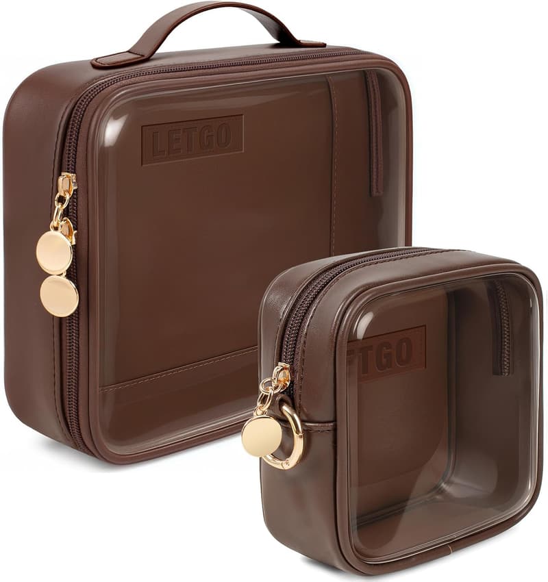 TSA Approved Clear Toiletry Bags for Men - Travel Essentials