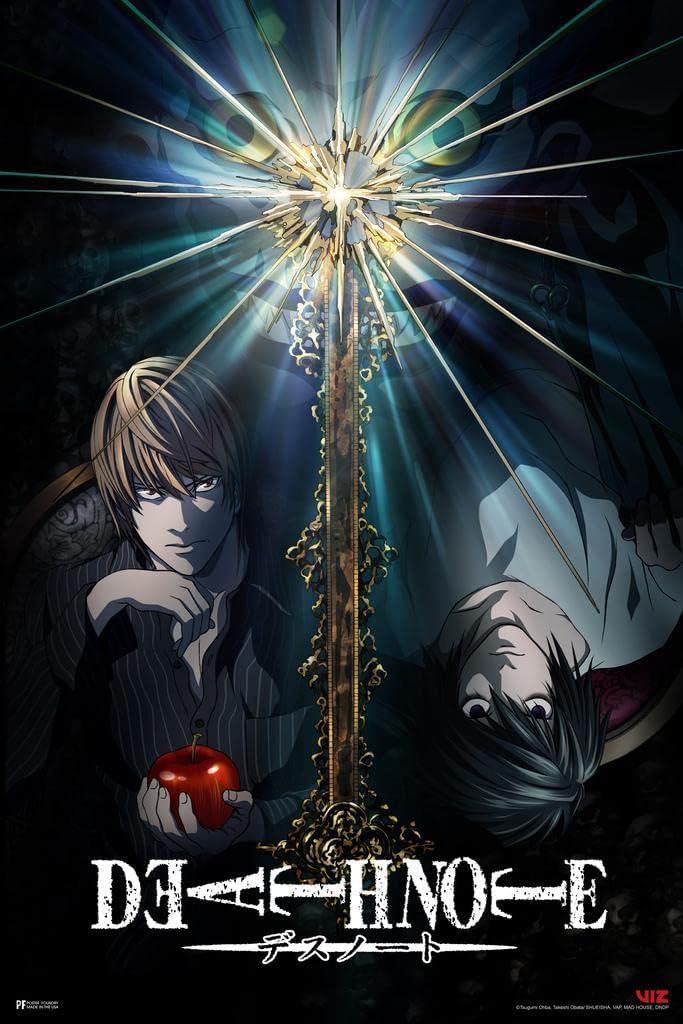 Light Yagami Death Note Wall Art Poster - 16x24 Dry Erase