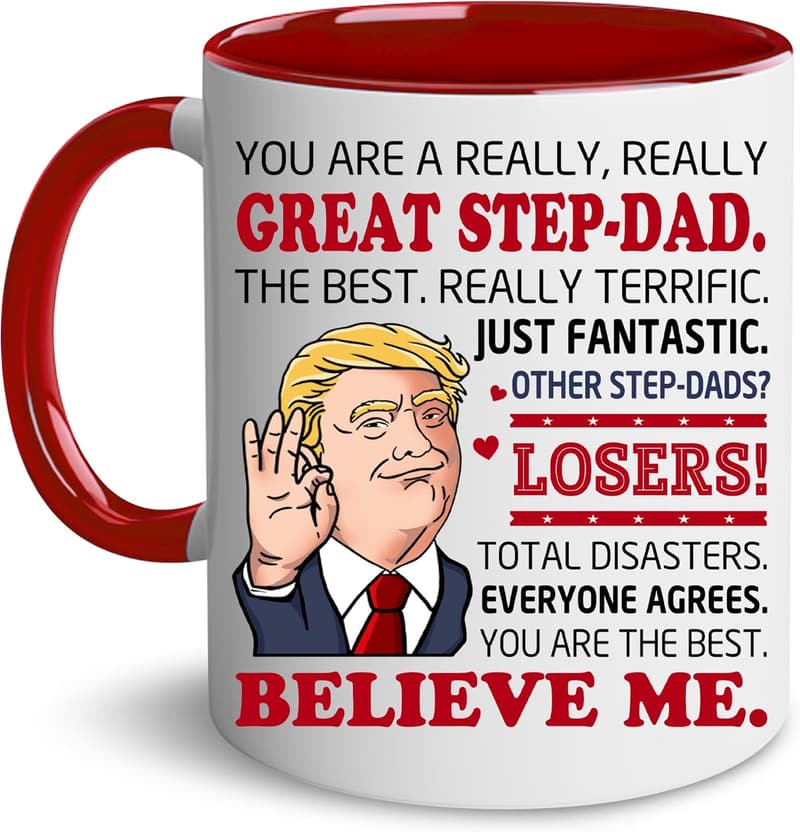 Funny Step-Dad Mug - Unique Gift for Christmas or Father's Day