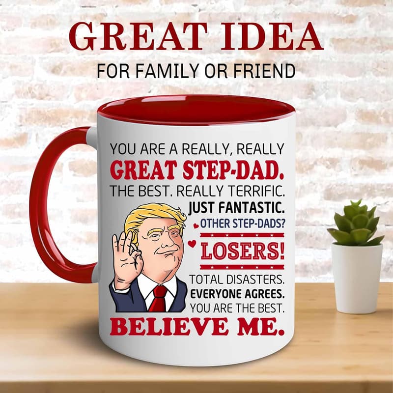 Funny Step-Dad Mug - Unique Gift for Christmas or Father's Day