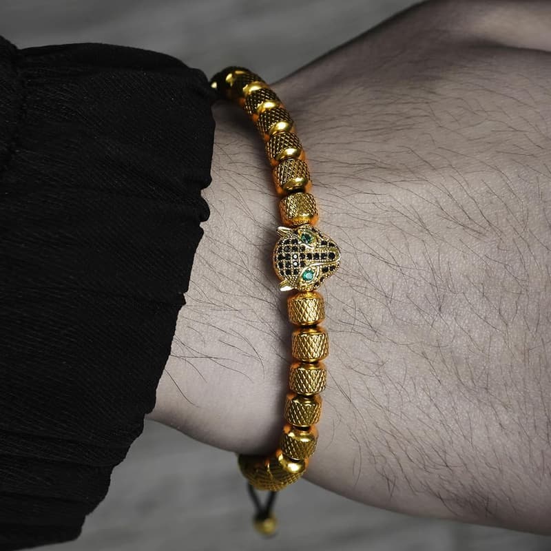 Valentine's Day Crown King Charm Bracelet for Men