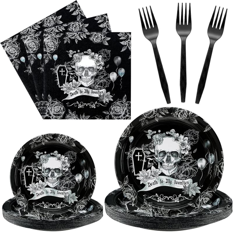 Death to My 20s Birthday Party Supplies for 24 Guests
