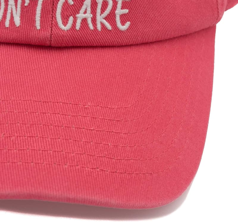 Boat Hair Don't Care Embroidered Denim Baseball Cap for Women