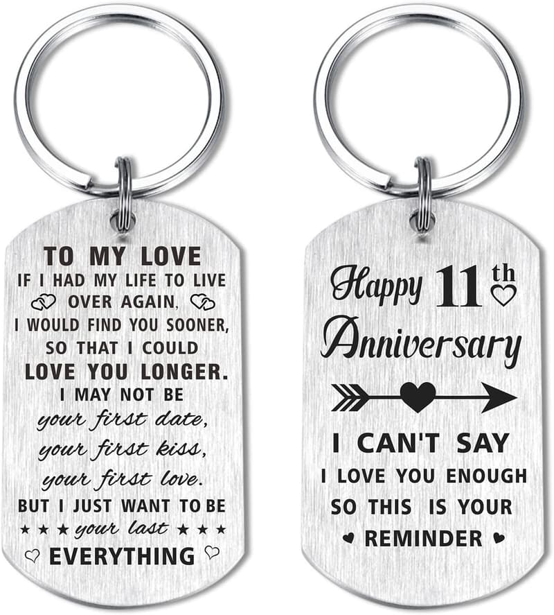 Anniversary Keychain Gift for Couples