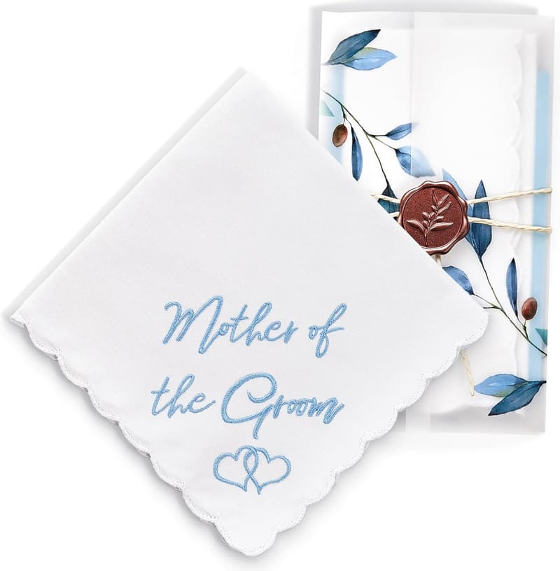 Something Blue Handkerchief for Bride - 12