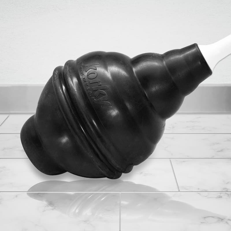 Heavy-Duty Toilet Plunger with Holder - Drip-Free Clog Remover