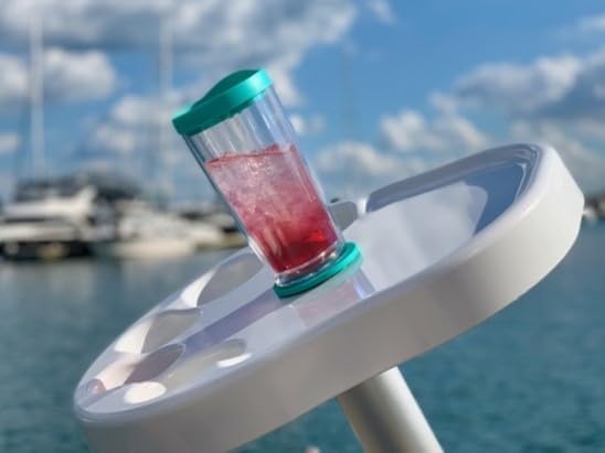 Portable Non-Tip Double Wall Insulated Boat Cup Holder