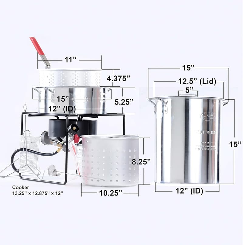 King Kooker Propane Outdoor Frying and Boiling Package