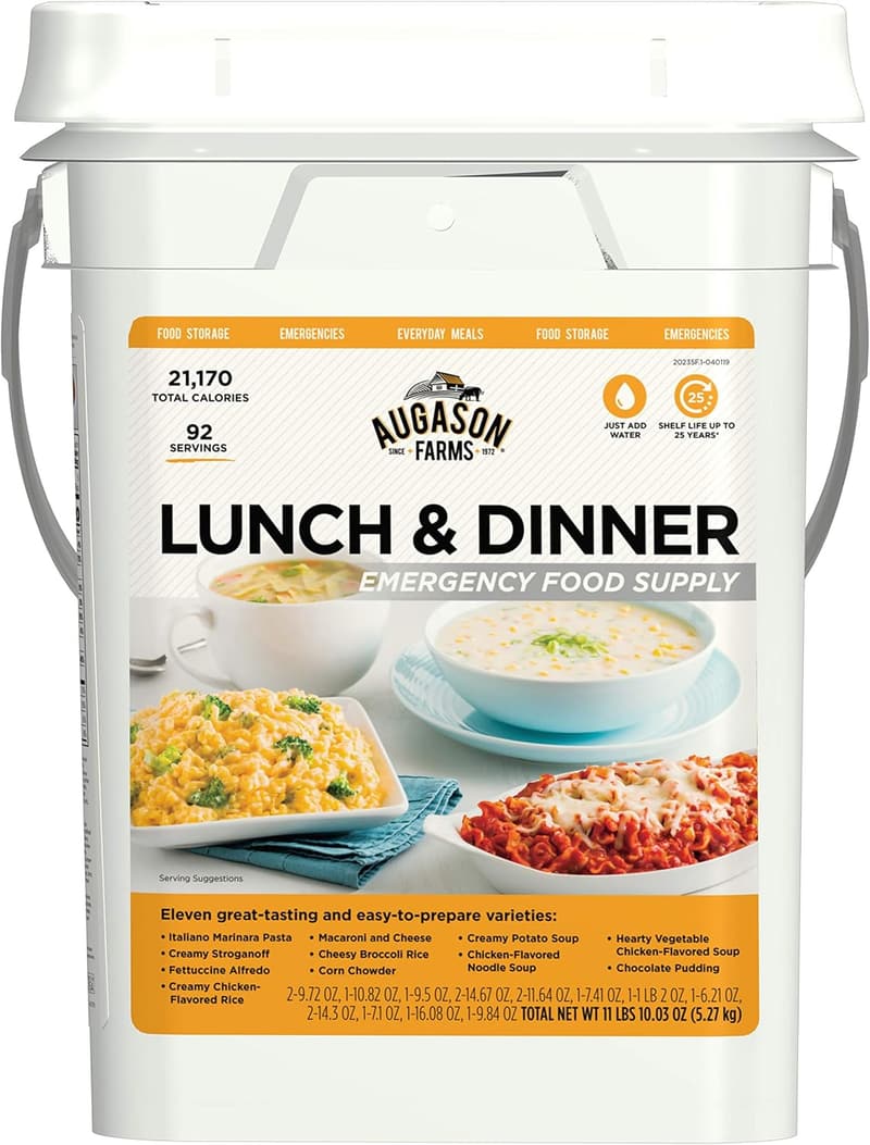 Augason Farms 4-Gallon Dehydrated Survival Food Kit