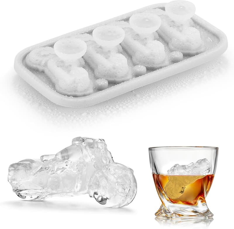Motorcycle Ice Cube Mold – Unique Gift for Men