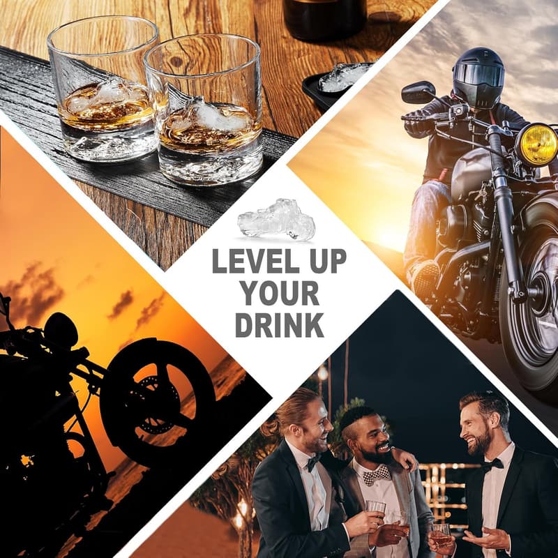 Motorcycle Ice Cube Mold – Unique Gift for Men