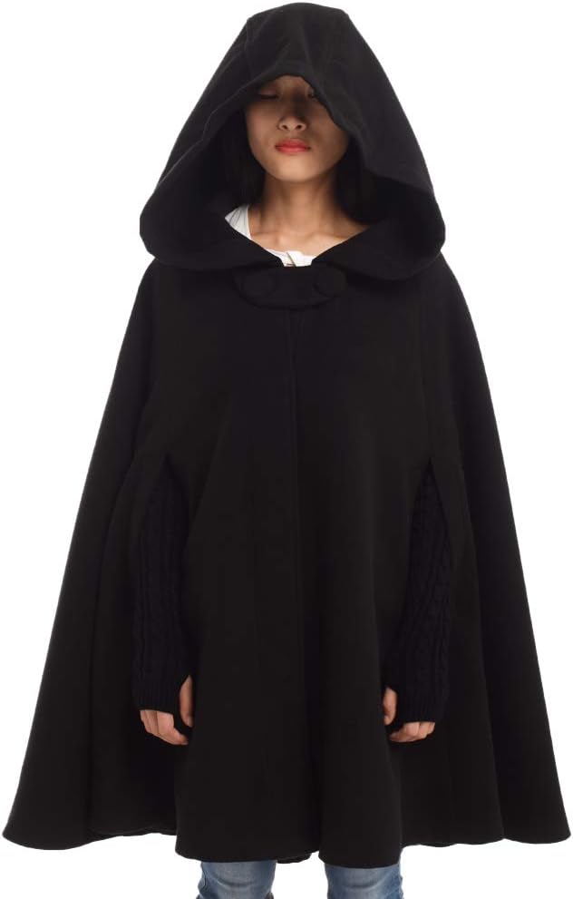 Bridal Winter Cloak for Women - Plus Size Wool Cape