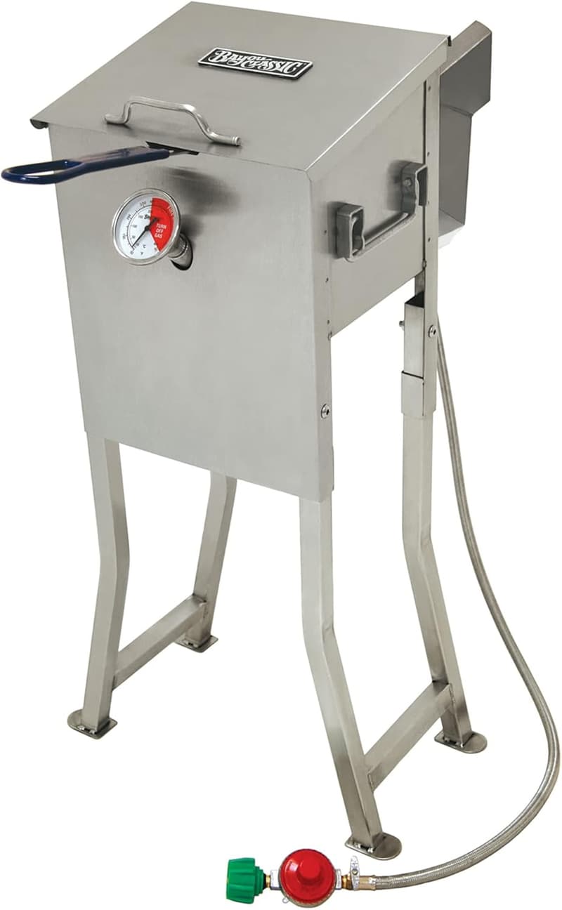 Bayou Classic 2.5-Gal Stainless Steel Fryer with Accessories