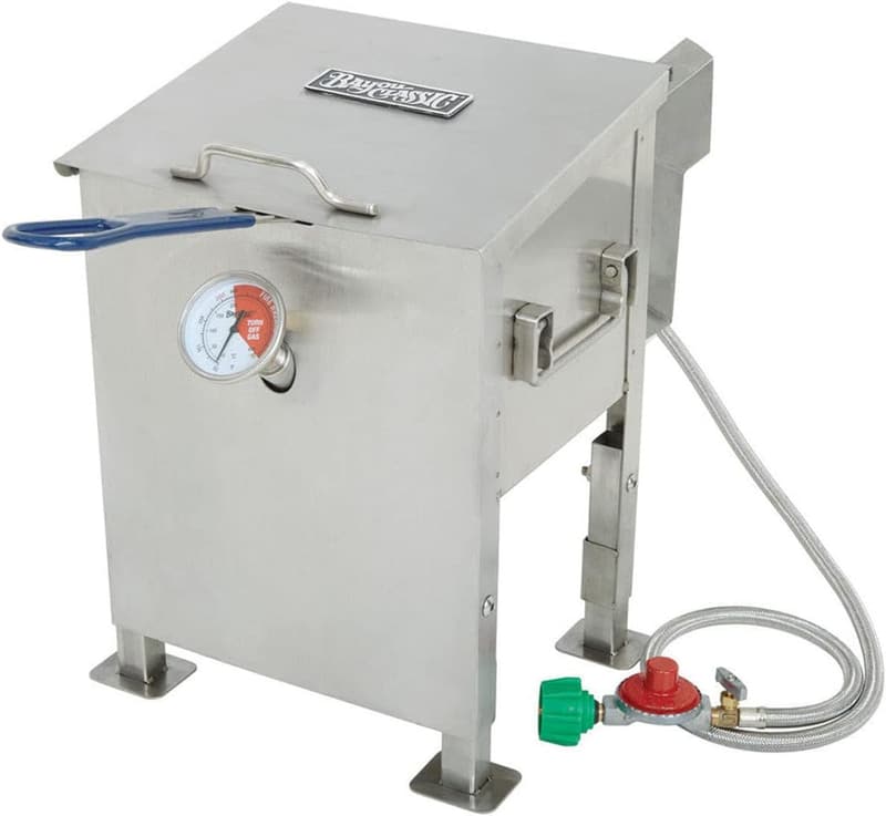 Bayou Classic 2.5-Gal Stainless Steel Fryer with Accessories
