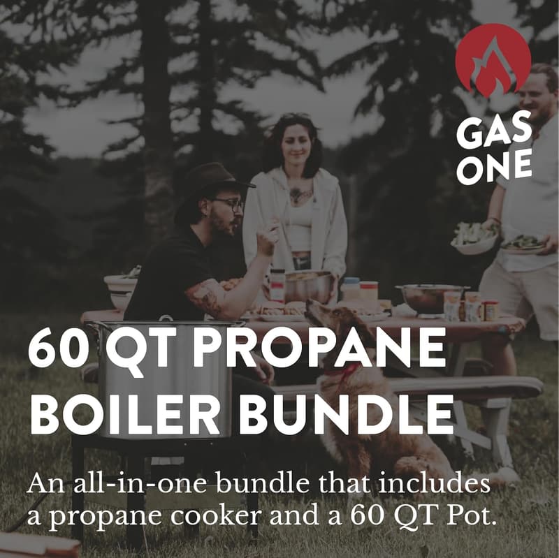 Outdoor Seafood Boil Kit with 60Qt Pot & Propane Burner