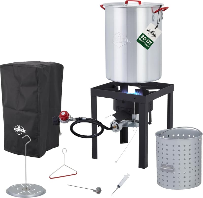 Outdoor Turkey Fryer Kit - 30Qt Complete Cooking Set