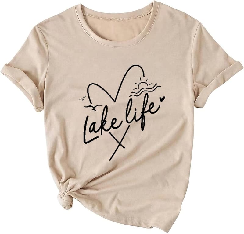 Casual Women's Graphic Tee with Funny Sayings