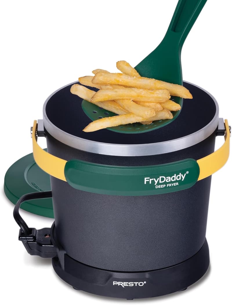 Presto FryDaddy Electric Deep Fryer - Green/Gold