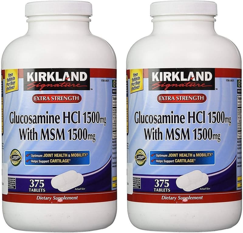 Extra Strength Glucosamine HCI Tablets with MSM - 750 Count